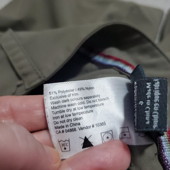 MEC Lightweight Hiking Shorts Gorpcore Nylon Blend Olive Green Women's 6 x 8" - Picture 9 of 13